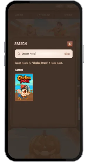 Look for Chicken Pirate in the slots section of your chosen casino.