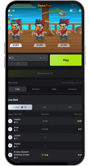 Setting the initial bet