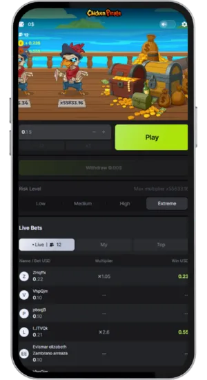 Win with medium multiplier